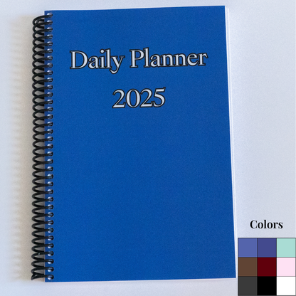 2025 Spiral Daily Planner