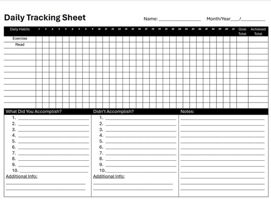 Daily Habit Tracker